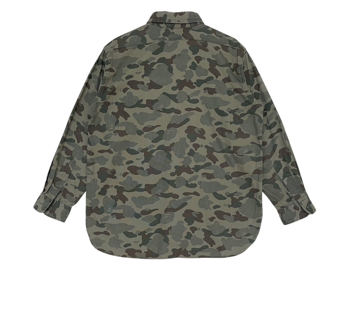 Bape × Vintage Vintage Japanese Brand Bathing Ape Camouflage Shirt 1990s Size US M / EU 48-50 / 2 - 2 Thumbnail