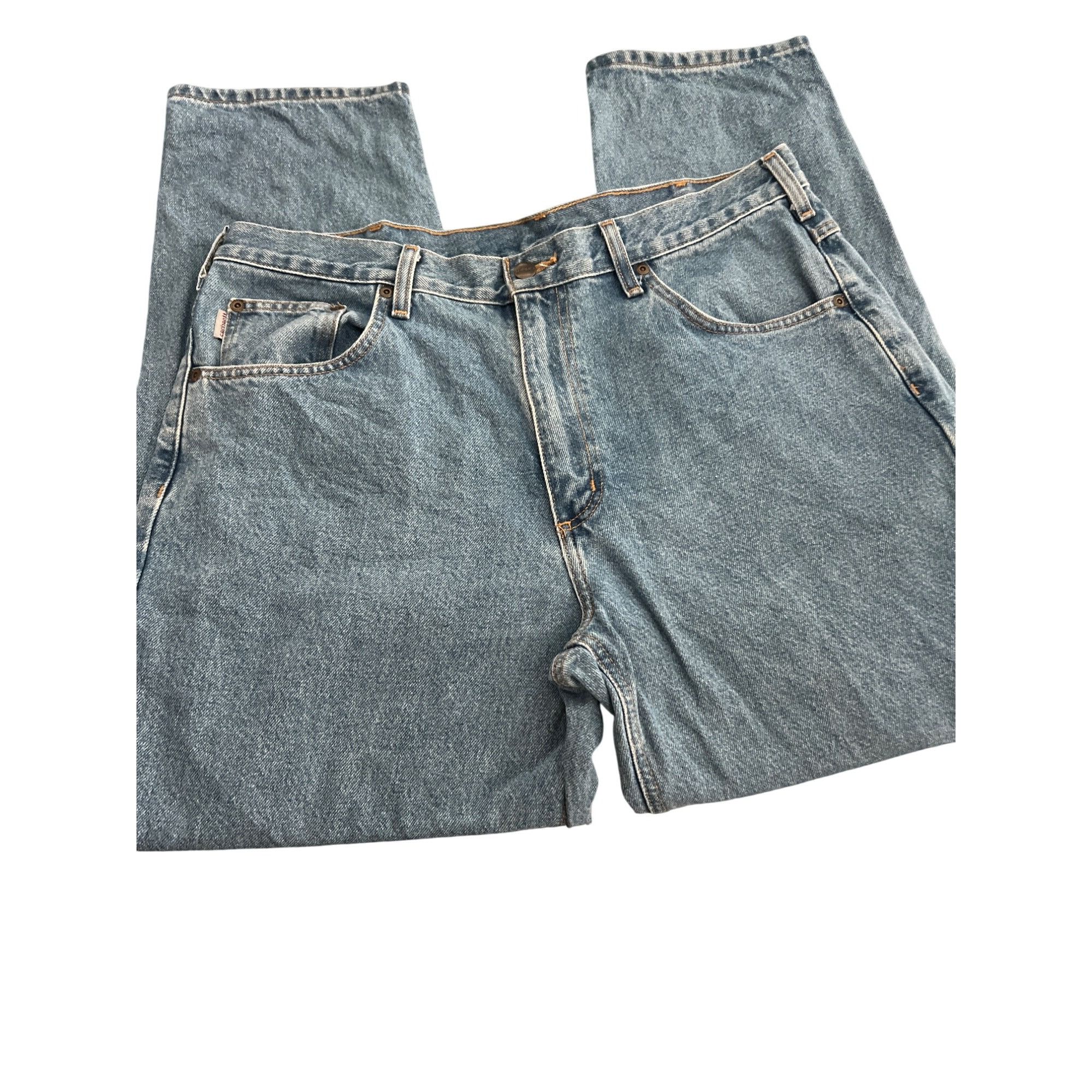 Carhartt Carhartt Mens Denim Jeans B17 Stonewash Blue Relaxed Fit 38 Size US 38 / EU 54 - 1 Thumbnail