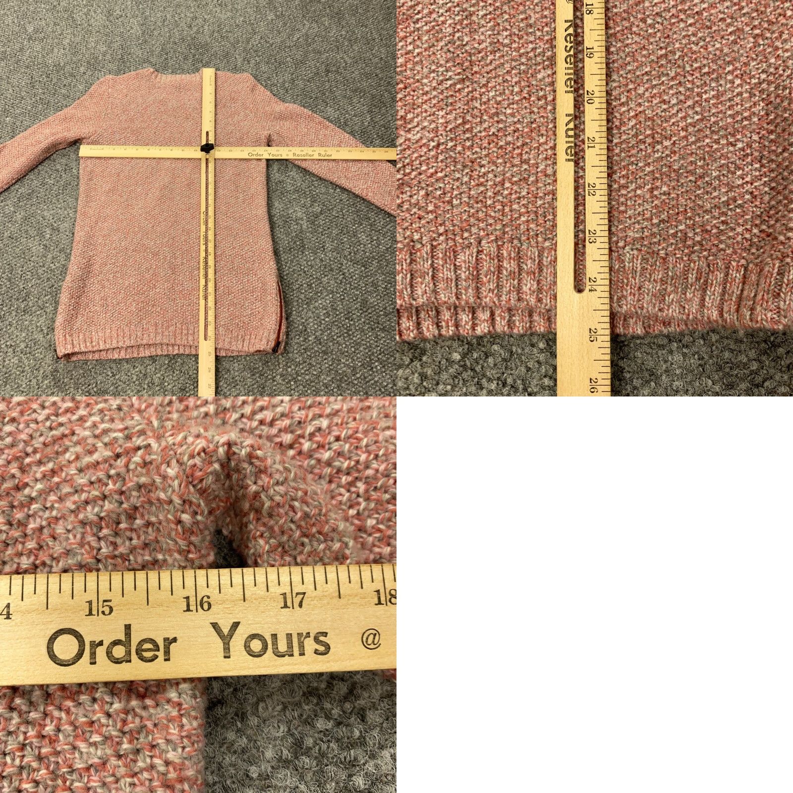 Talbots Talbots Sweater Womens XS Pink Cable-Knit Merino Wool Blend Crew Neck Long Sleeve Pullover Size XS / US 0-2 / IT 36-38 - 8 Thumbnail