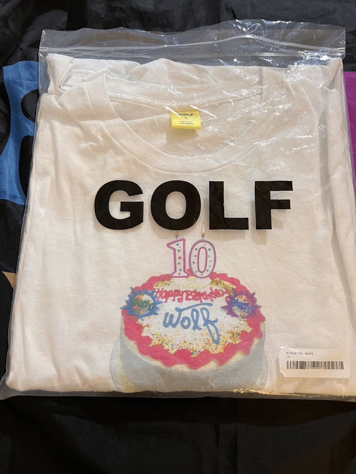 Golf Wang Golf Wang Wolf 10 year Anniversary Birthday cake tee Size US L / EU 52-54 / 3 - 3 Thumbnail