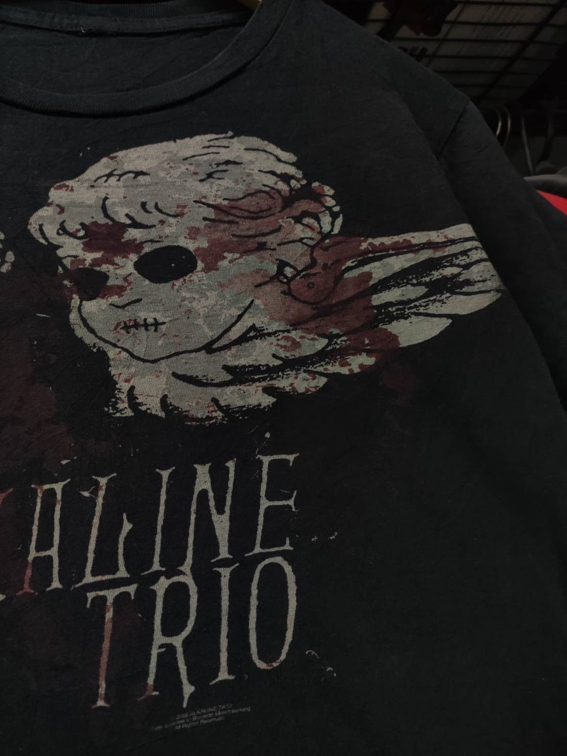 Band Tees Vtg 00's Alkaline Trio Death Cherub Band T-Shirt Size US S / EU 44-46 / 1 - 4 Thumbnail