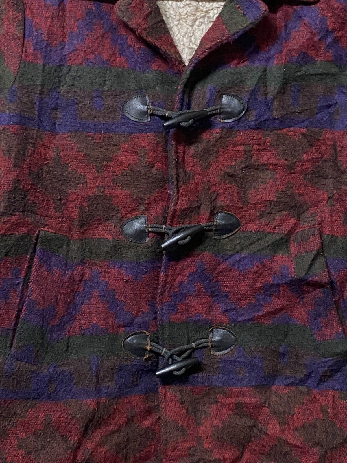 Fox Brothers × Vintage Vintage 70s Lakeshire Flannel Sherpa navajo chore jacket Size US S / EU 44-46 / 1 - 3 Thumbnail
