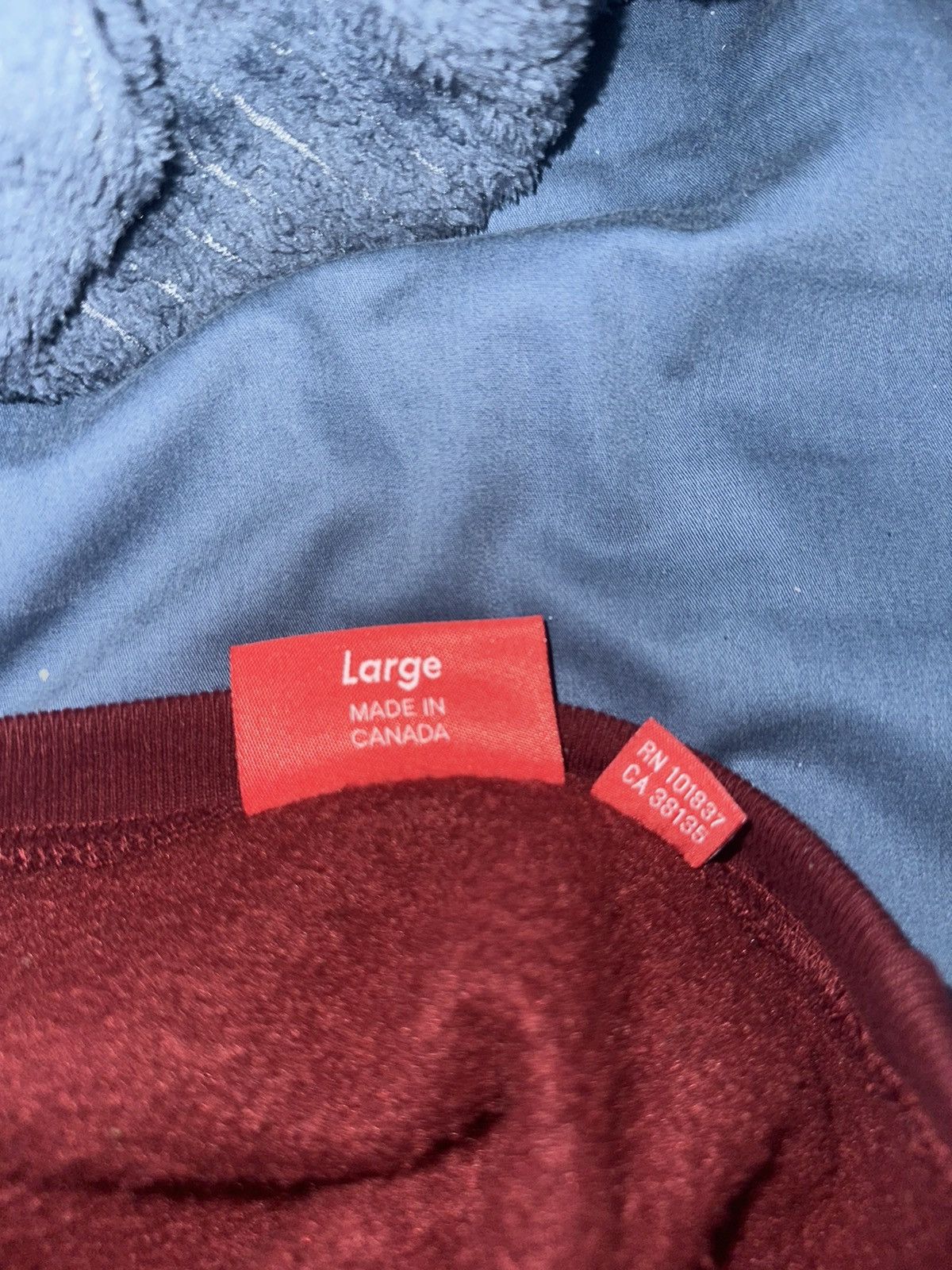 Supreme Supreme Crewneck Box Logo Cardinal Size US L / EU 52-54 / 3 - 6 Thumbnail