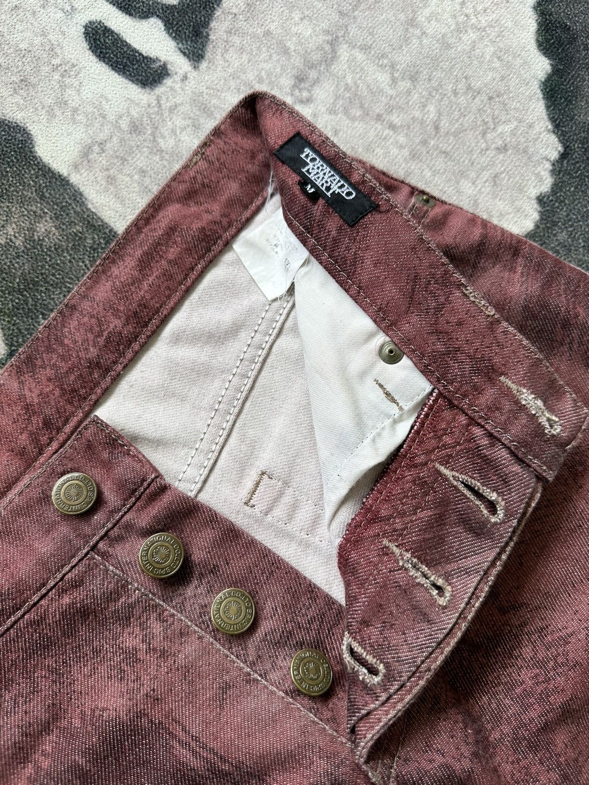 Tornado Mart 00’s Tornado Mart Japan trompe l’oeil denim archive Size US 31 - 7 Thumbnail