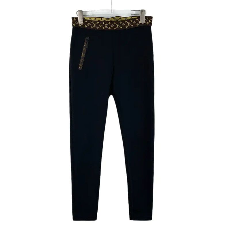 Louis Vuitton Louis Vuitton Black Nylon Casual Pants 0089 Size 26" / US 2 / IT 38 - 1 Thumbnail