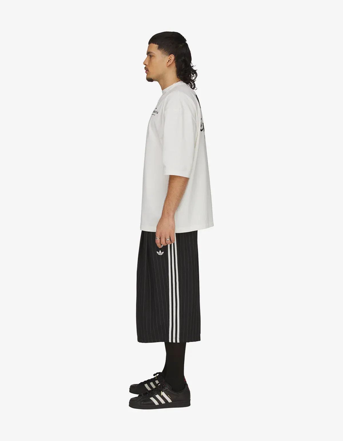 Willy Chavarria Willy Chavarria x Adidas White Logo T-Shirt Size US M / EU 48-50 / 2 - 5 Thumbnail
