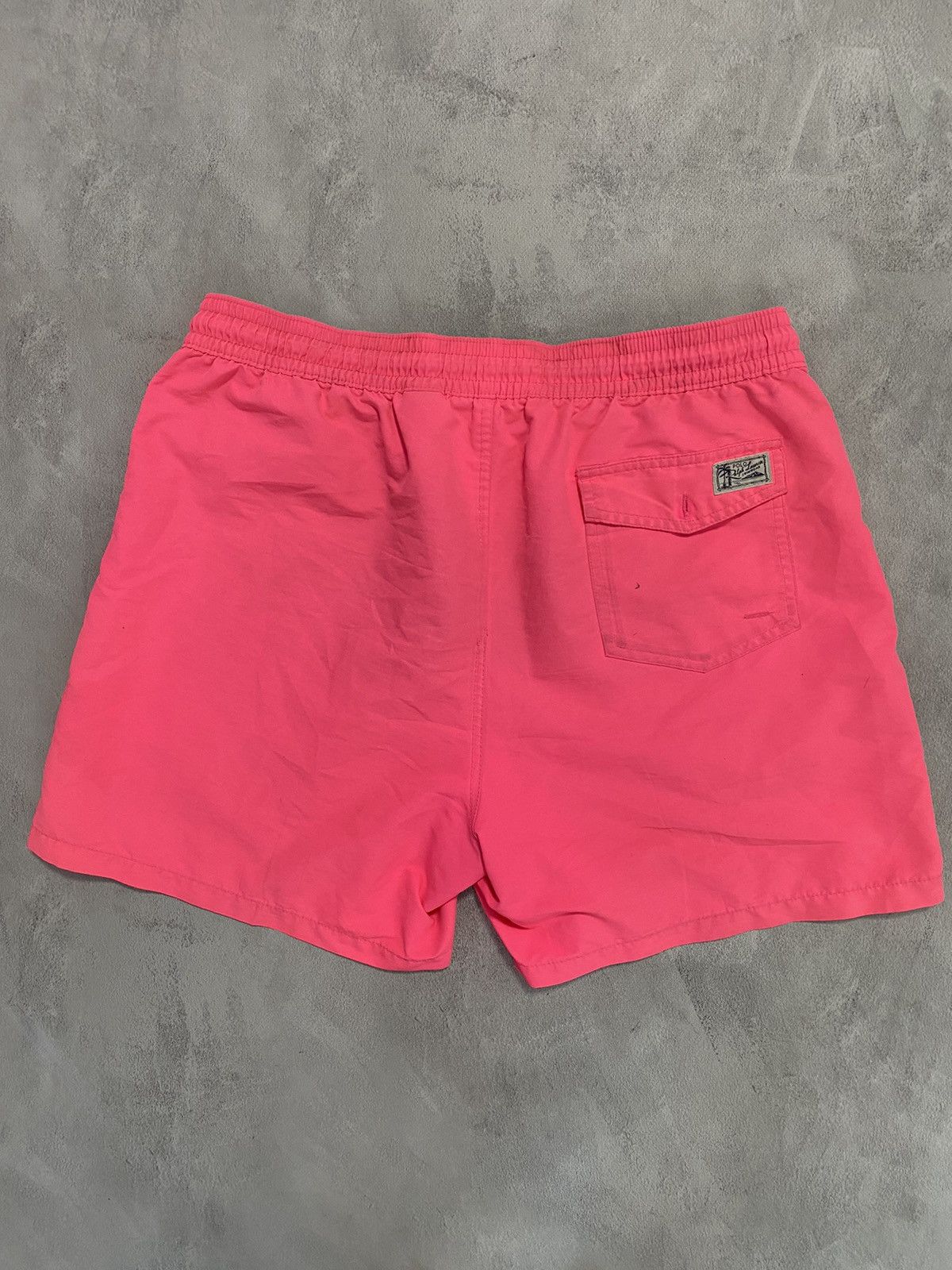Polo Ralph Lauren × Ralph Lauren × Vintage 🍬Vintage 90s Shorts Ralph Lauren RL PINK Horse Size US 36 / EU 52 - 5 Thumbnail