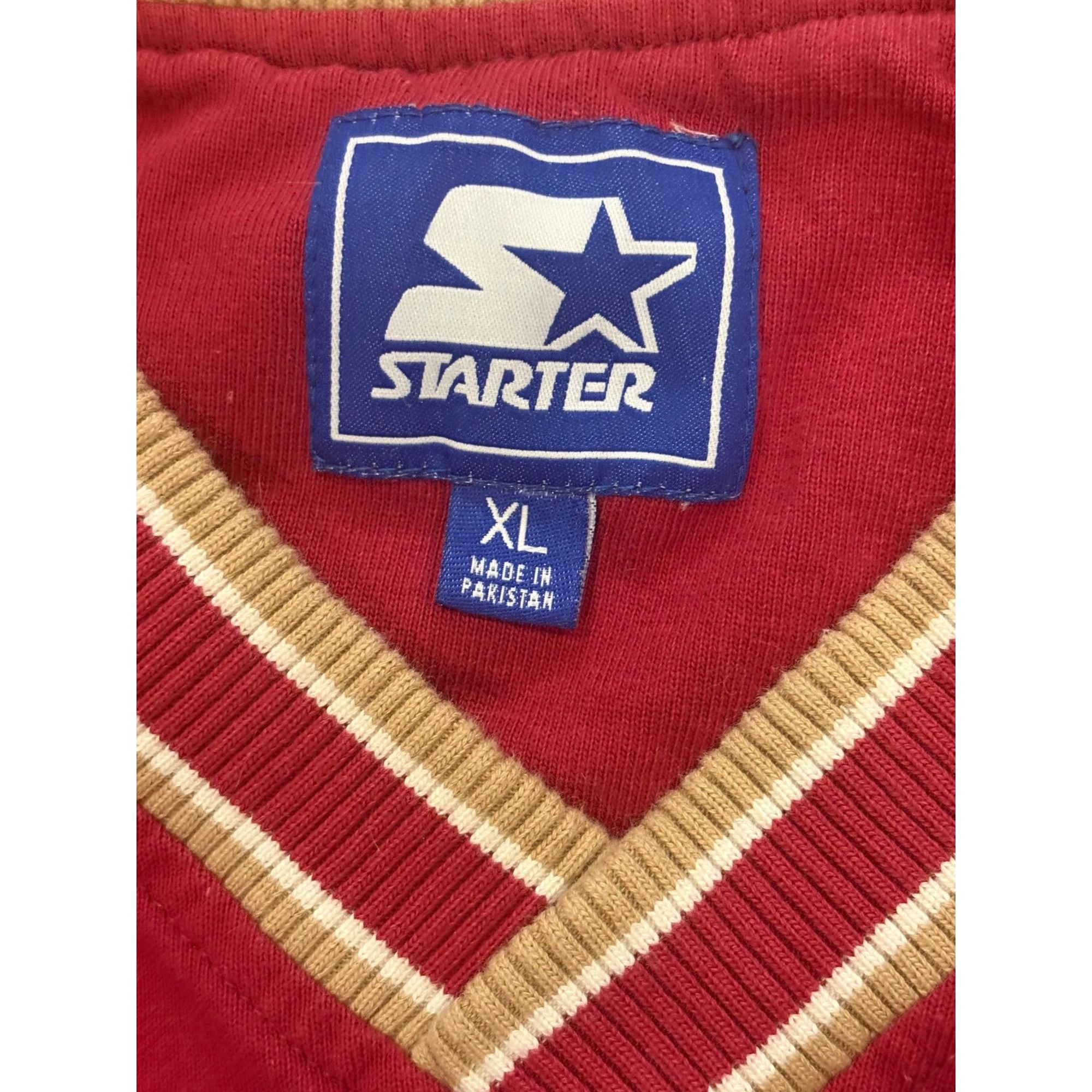 Starter Vintage 90s Starter Boston College Eagle Pullover Sweater Ve Size US XL / EU 56 / 4 - 6 Thumbnail