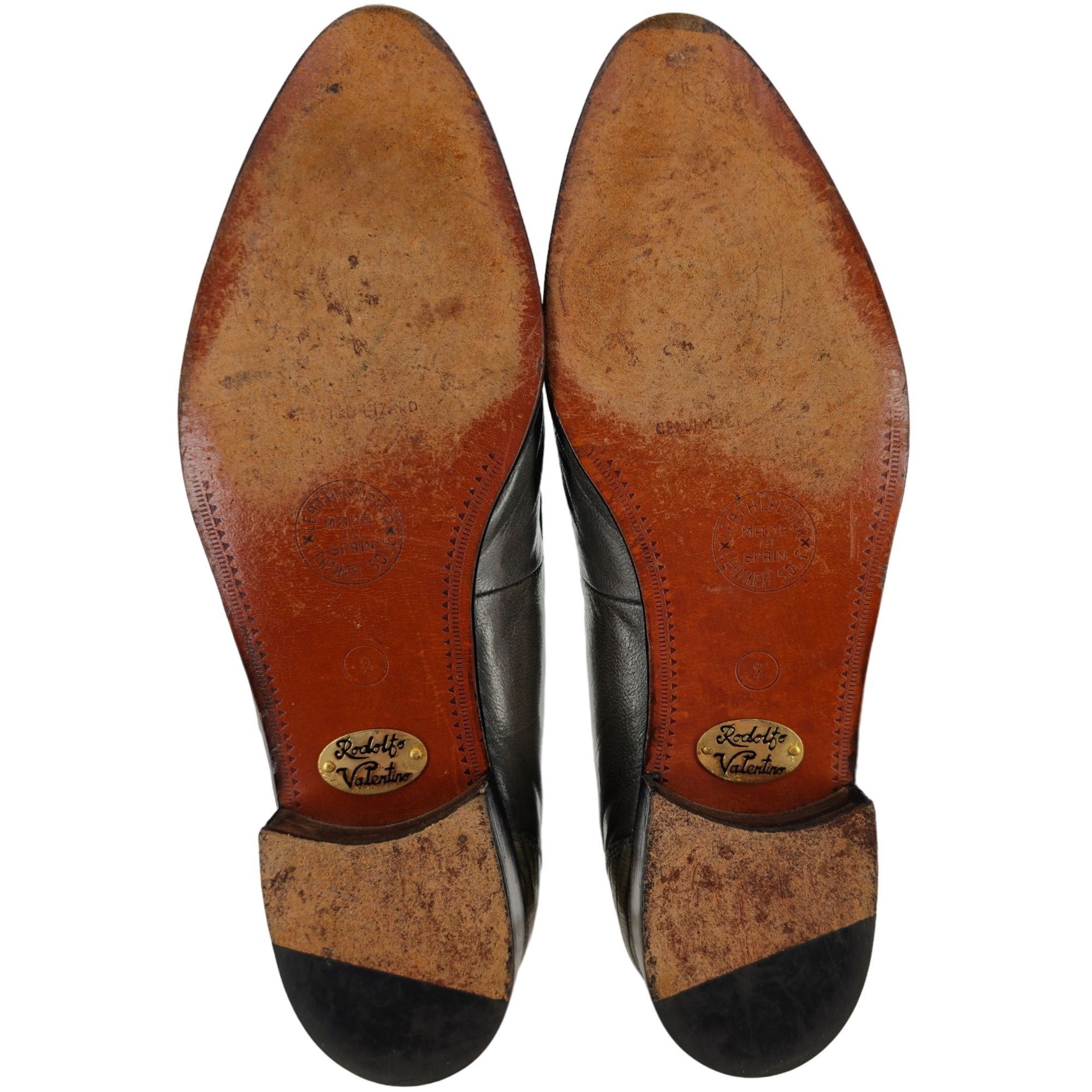 Valentino Vintage Exotic Rodolfo Valentino Gray Teju Lizard Men Size 9 Size US 9 / EU 42 - 5 Thumbnail