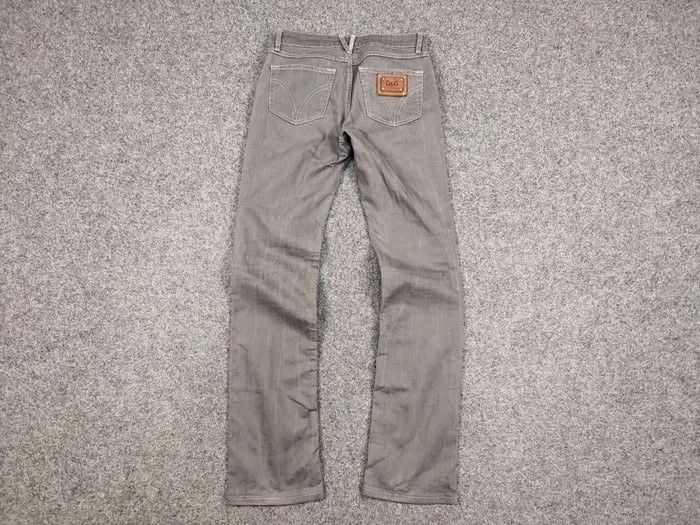 Dolce & Gabbana Vintage 90's Dolce & Gabbana Straig Women's Gray Denim Jeans Size 25" / US 0 / IT 36 - 13 Thumbnail