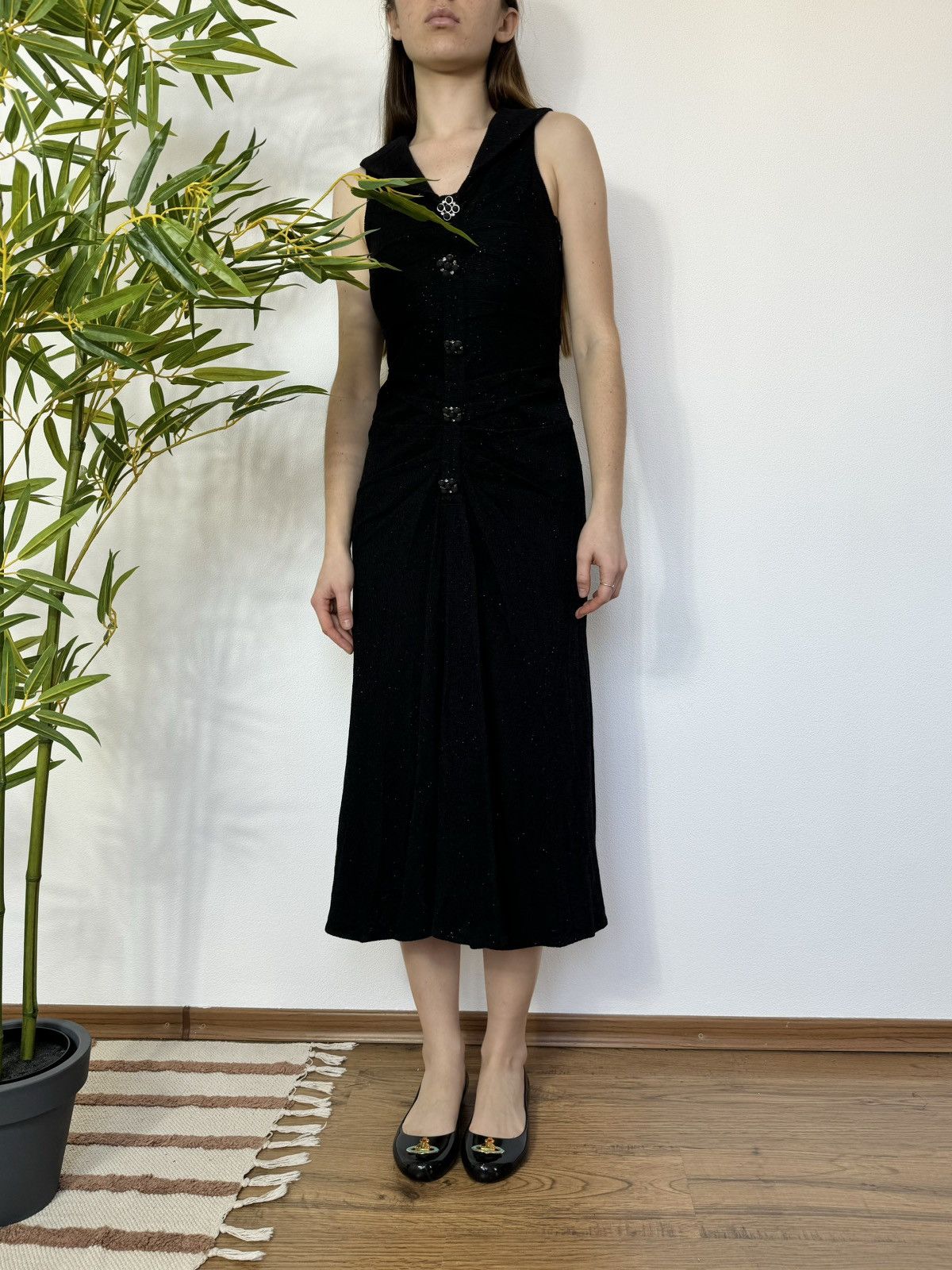 Vintage VINTAGE MARIELLA BURANI 2000s MAXI DRESS Size M / US 6-8 / IT 42-44 - 3 Thumbnail