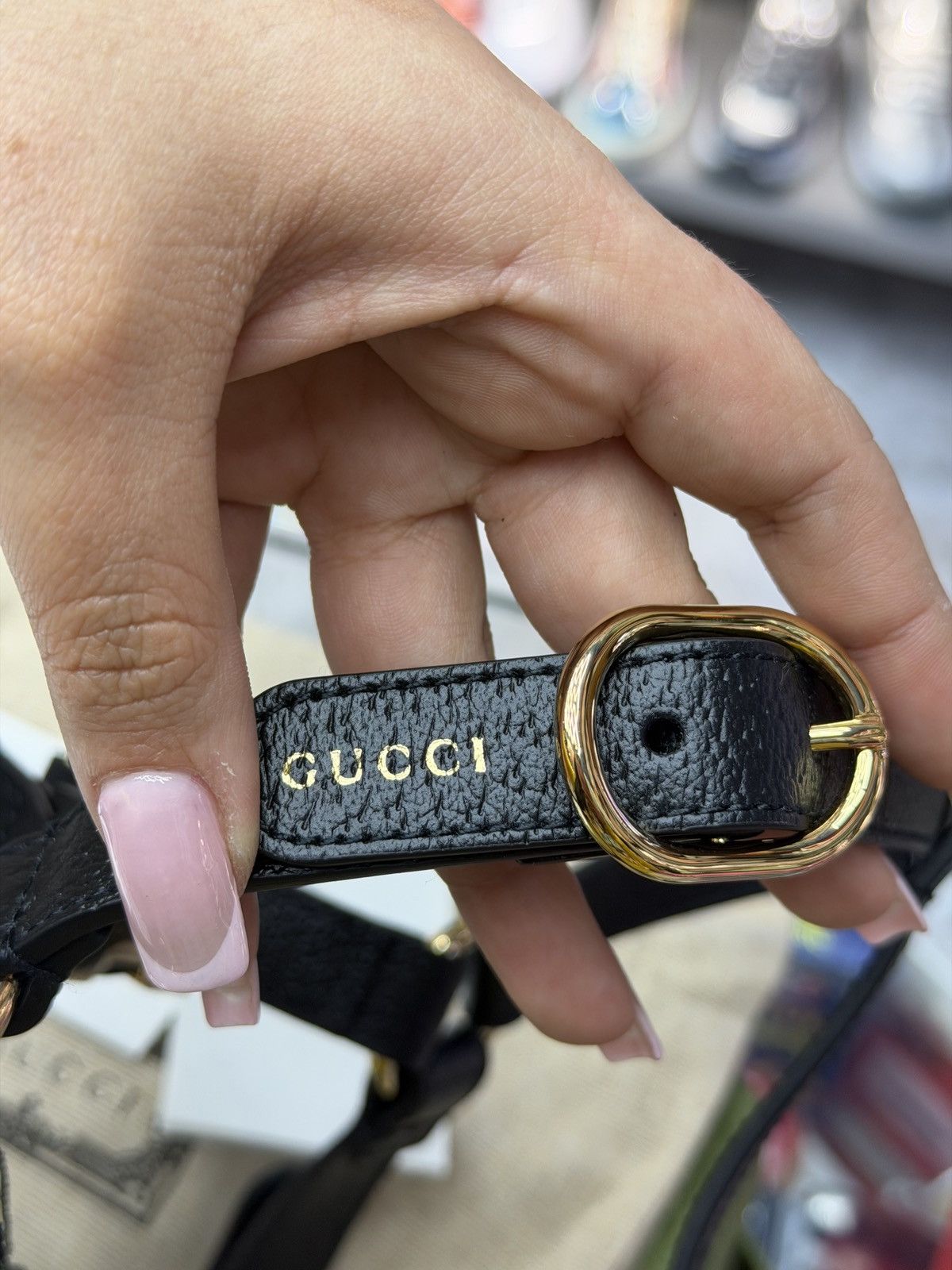 Gucci Gucci Dog Black Leather Harness Size ONE SIZE - 5 Thumbnail