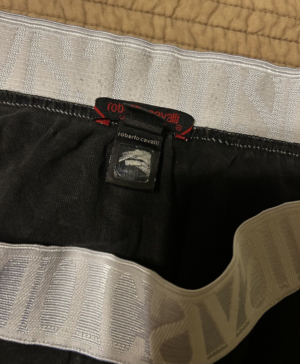 Roberto Cavalli Vintage 2004 Stretch Cotton Metallic Graphic Sport Brief Size 28 - 8 Thumbnail