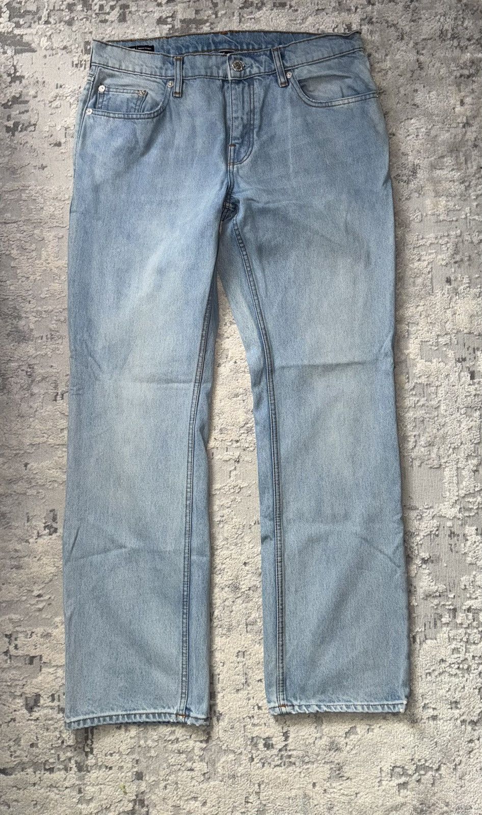 True Religion Ricky/Relaxed Ligjt Washed Denim Jeans