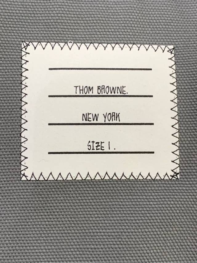 Thom Browne Thom Browne Grey Cut-Out 4-Bar Blazer (1) Size 40R - 4 Thumbnail