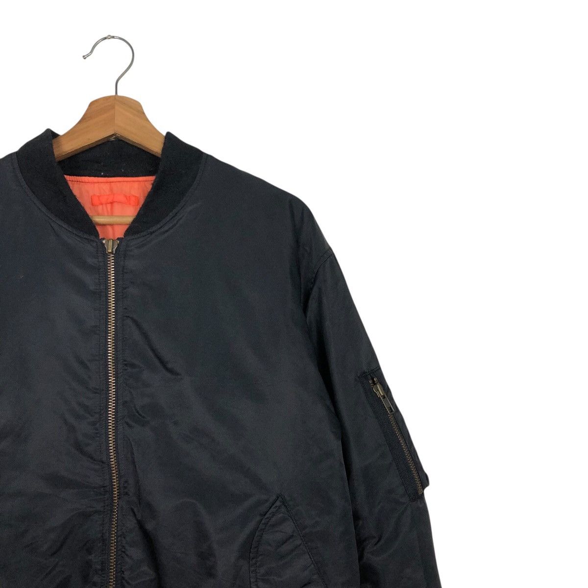 Japanese Brand 📌Vintage Fly Bomber Jacket Military Uniqlo Issey Miyake Size US M / EU 48-50 / 2 - 7 Thumbnail