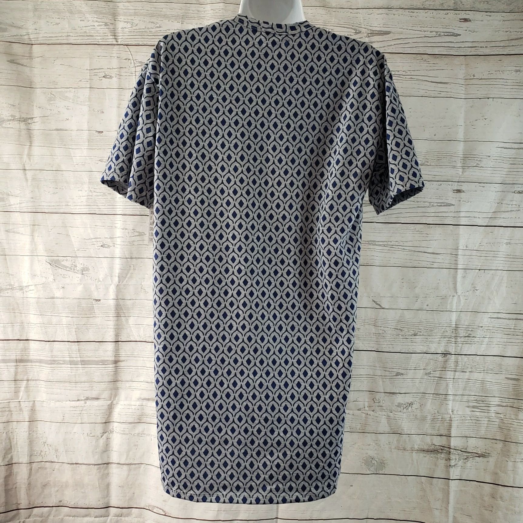 Vintage VINTAGE LuLaRoe Womens Patrick Top XS Blue Gray Short Sleeve Size XS / US 0-2 / IT 36-38 - 4 Thumbnail
