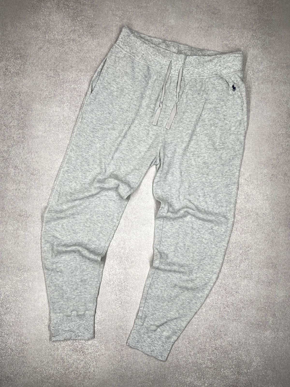 Polo Ralph Lauren Mens Polo Ralph Lauren Sweatpants Grey Y2K Rugby Size L Size US 34 / EU 50 - 1 Thumbnail