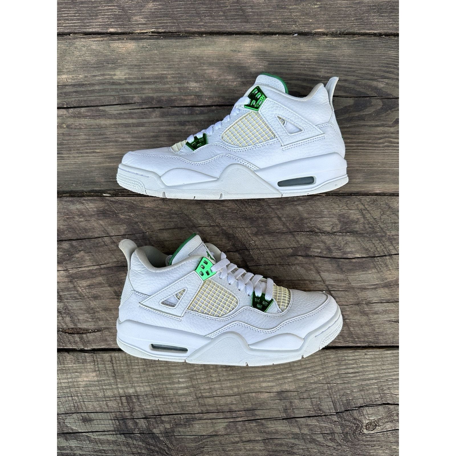 Jordan Brand Jordan 4 Retro Green Metallic GS - Size 7y Size US 7 / EU 40 - 2 Thumbnail