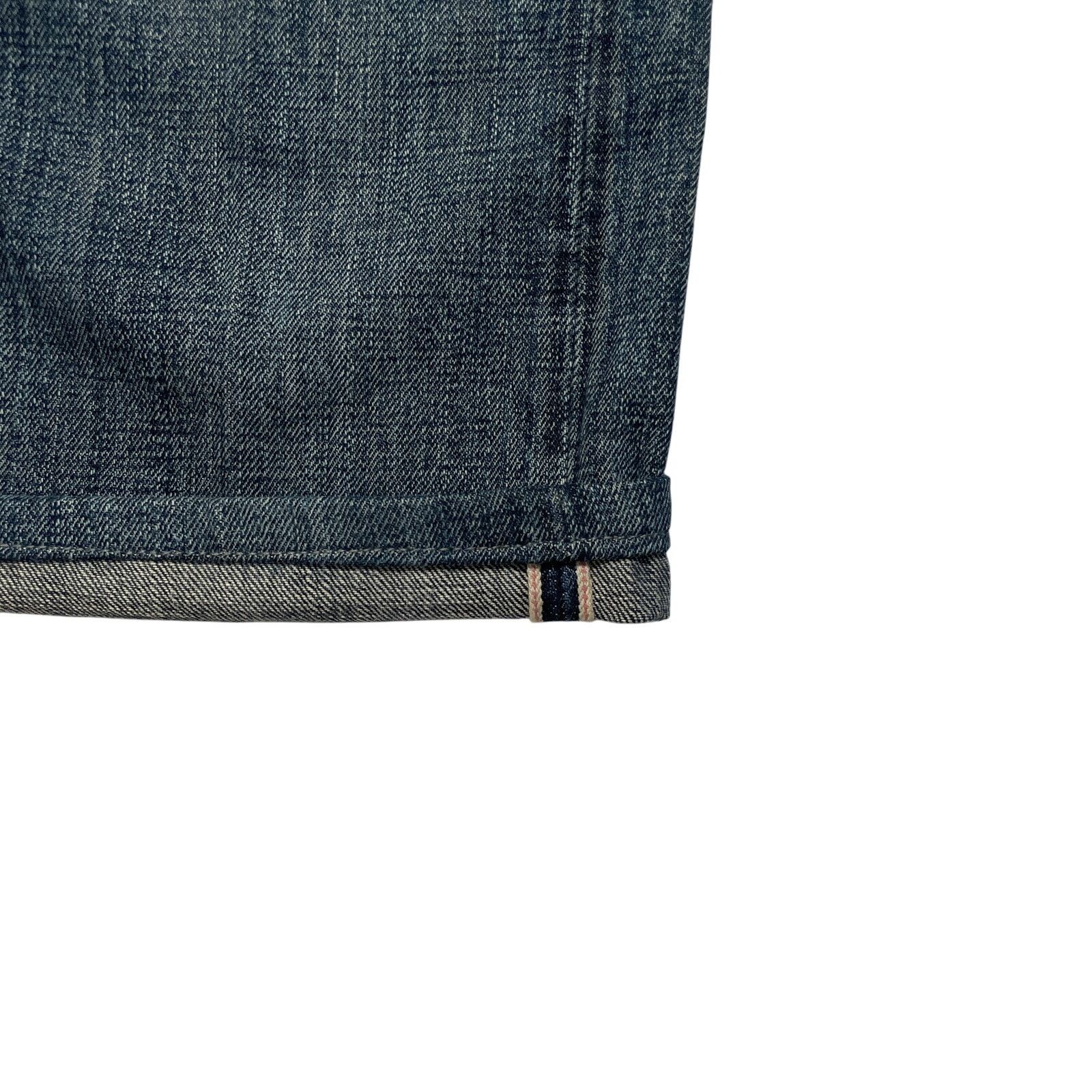 Simon Miller Simon Miller M002 Slim Knoll Blue Selvedge Denim Jeans 33x30 Size US 33 - 3 Thumbnail