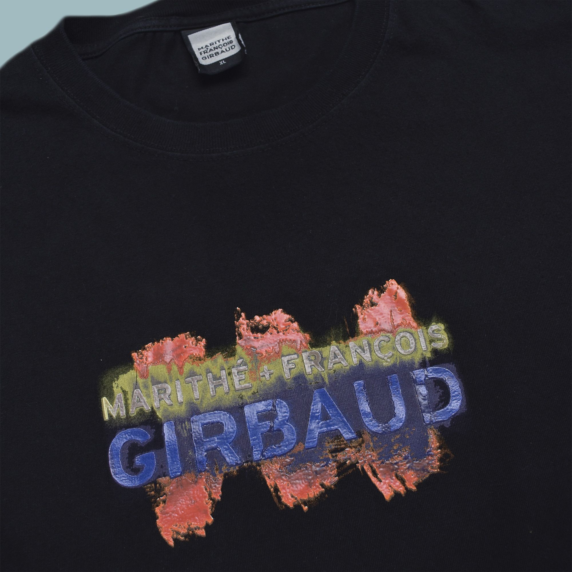 Marithe + Francois Girbaud MARTIHÉ + FRANCOIS GIRBAUD PRINTED LONGSLEEVE T-SHIRT Size US XL / EU 56 / 4 - 2 Thumbnail