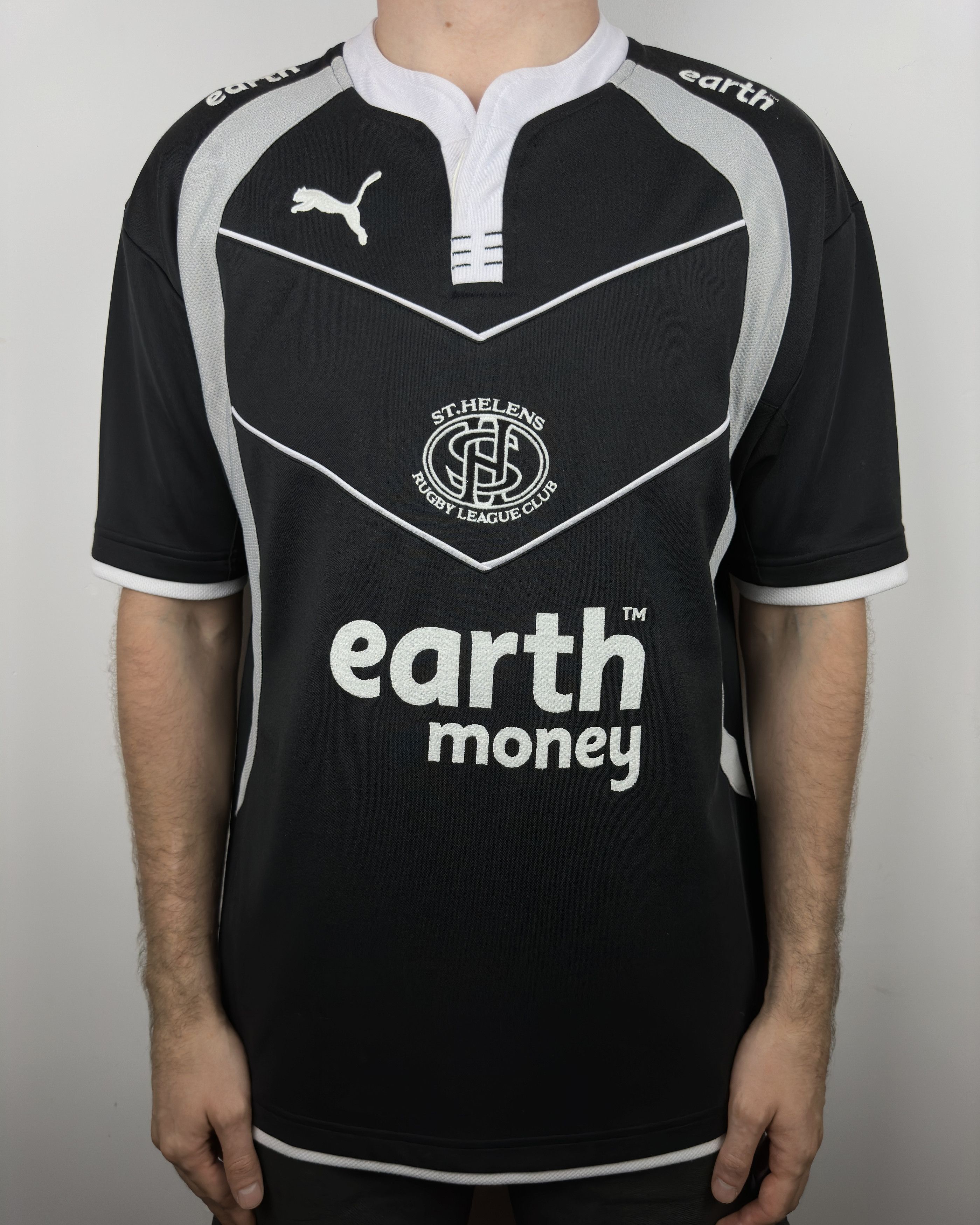 Puma St Helens 2007 Away Rugby Union League Jersey Shirt Size US L / EU 52-54 / 3 - 2 Thumbnail