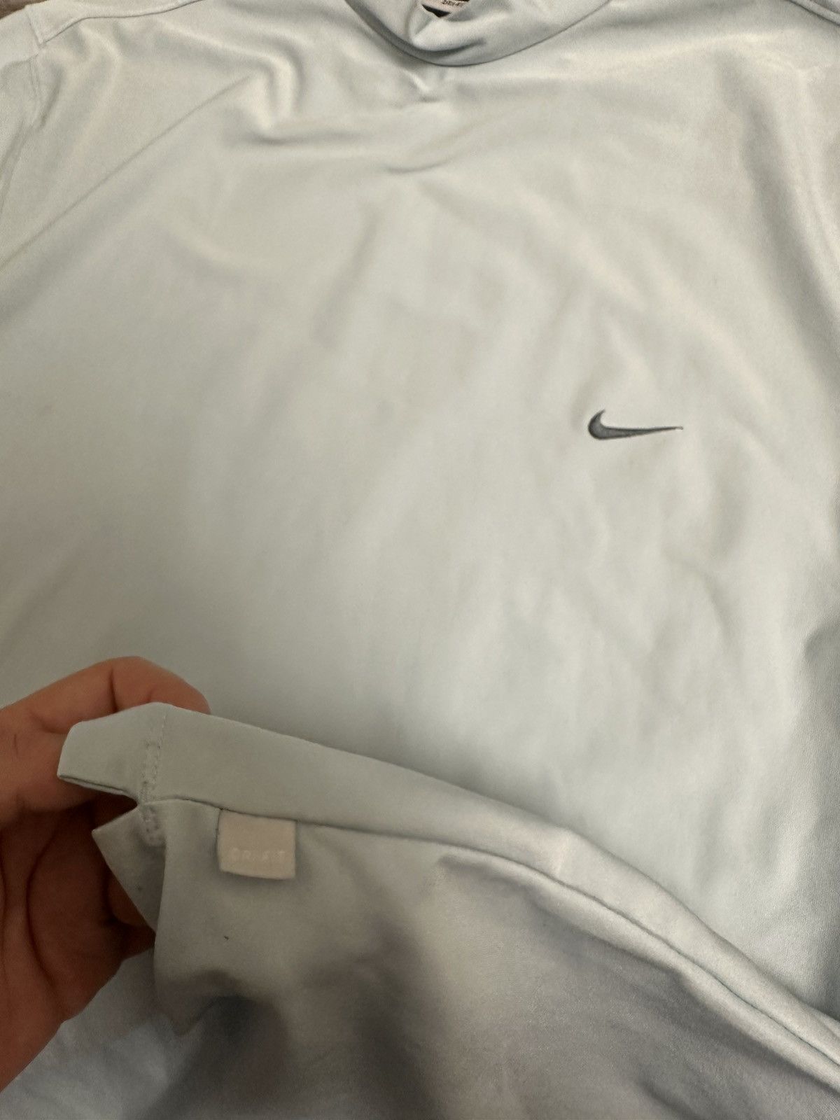 Nike Nike Vintage Golf Baggy Oversised Dri Fit Baby Blue t shirt Size US XL / EU 56 / 4 - 4 Thumbnail