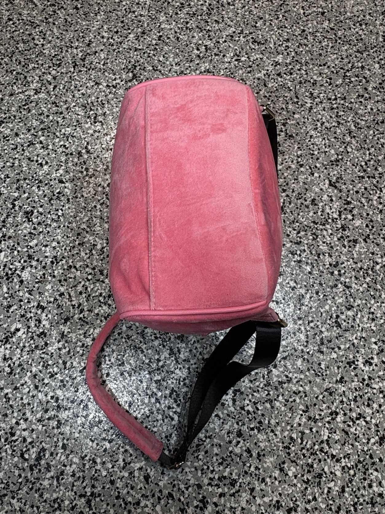 Juicy Couture Vintage Y2K Juicy Couture Velvet Hot Pink Bedazzled Backpack Size ONE SIZE - 3 Thumbnail