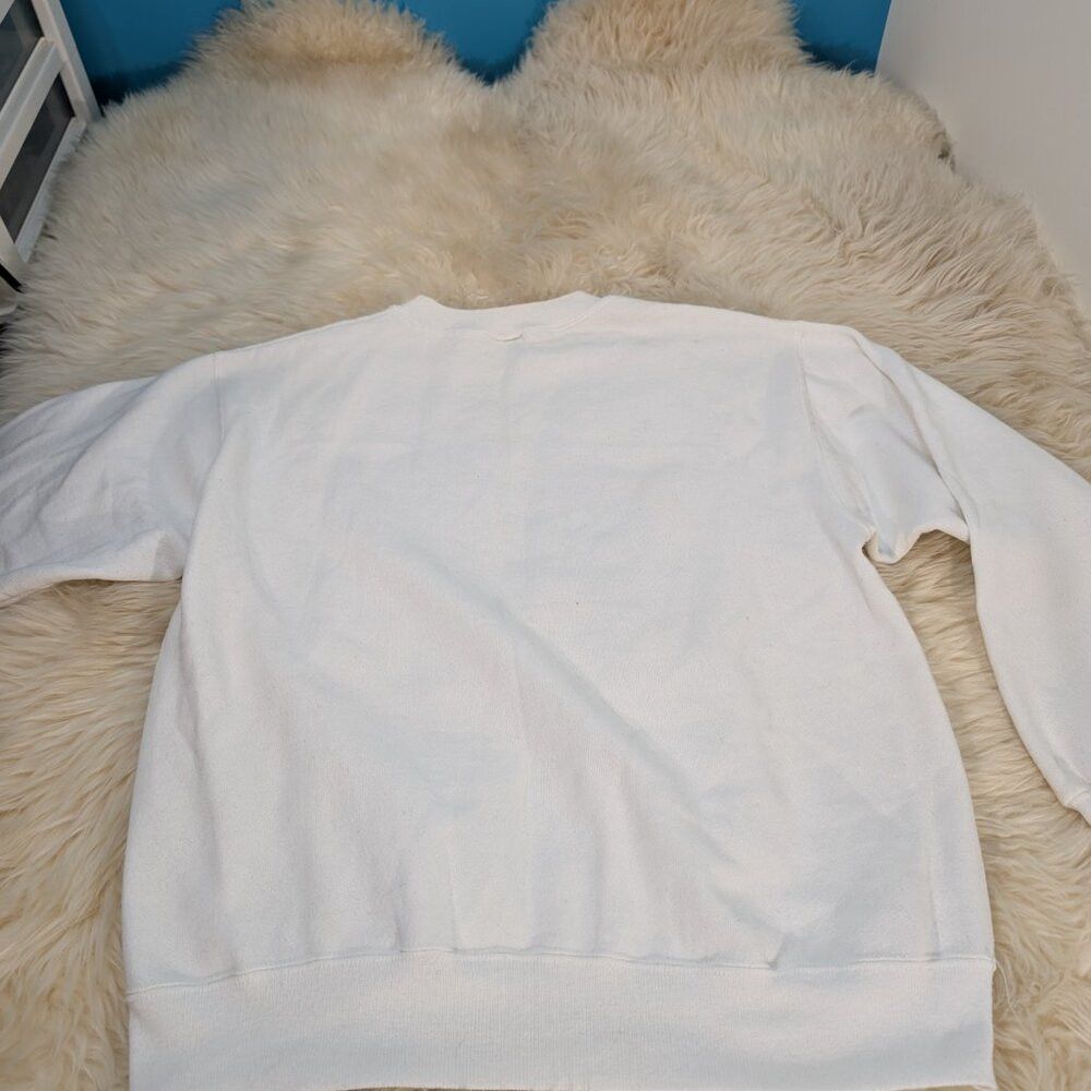 Hanes Hanes Vintage White Hellfire & the Dalmatians Crew Neck Swe Size US L / EU 52-54 / 3 - 8 Thumbnail