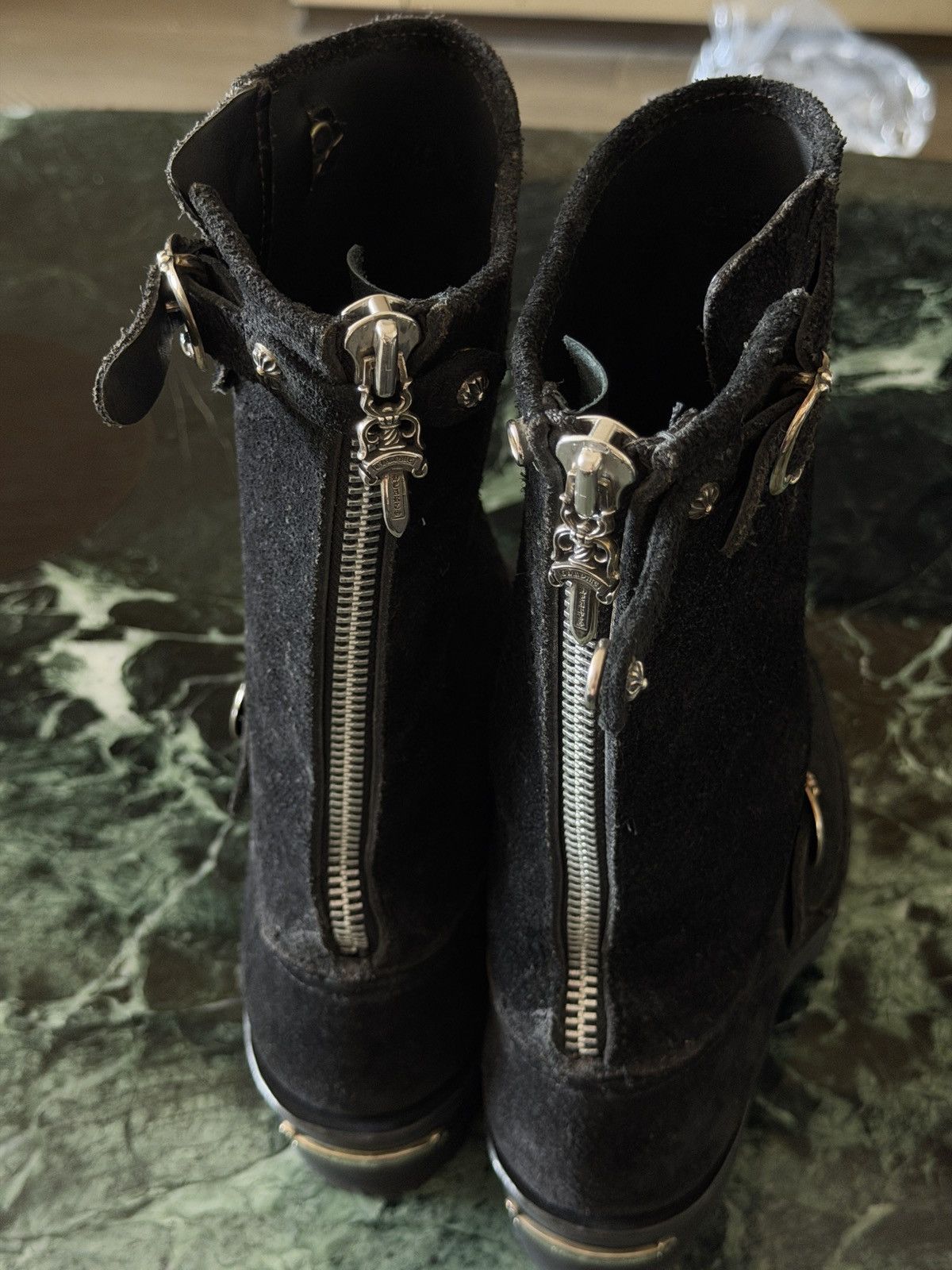 Chrome Hearts Chrome Hearts × Wesco Engineer Boots Size US 8.5 / EU 41-42 - 2 Thumbnail