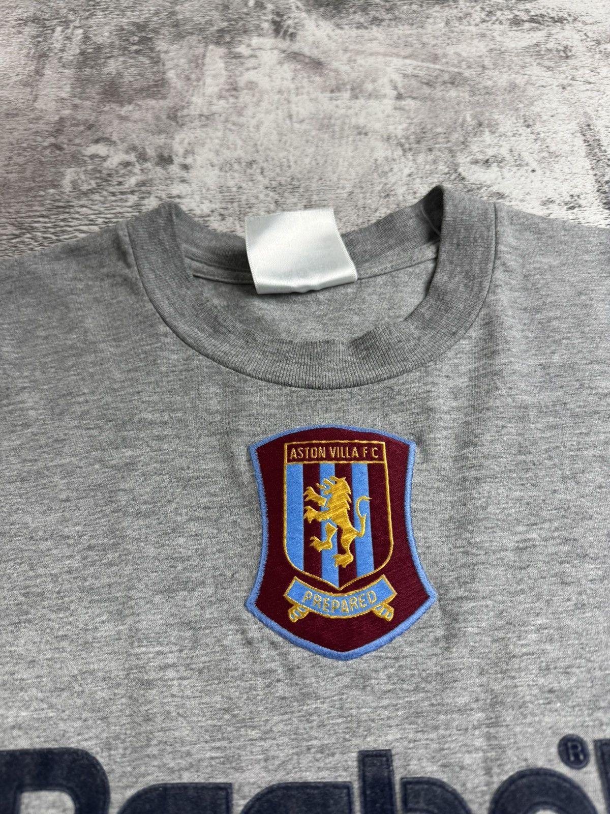 Reebok Aston Villa 1996 1997 Vintage Reebok Cotton Soccer Football T Shirt Jersey Tee Size US XL / EU 56 / 4 - 7 Thumbnail