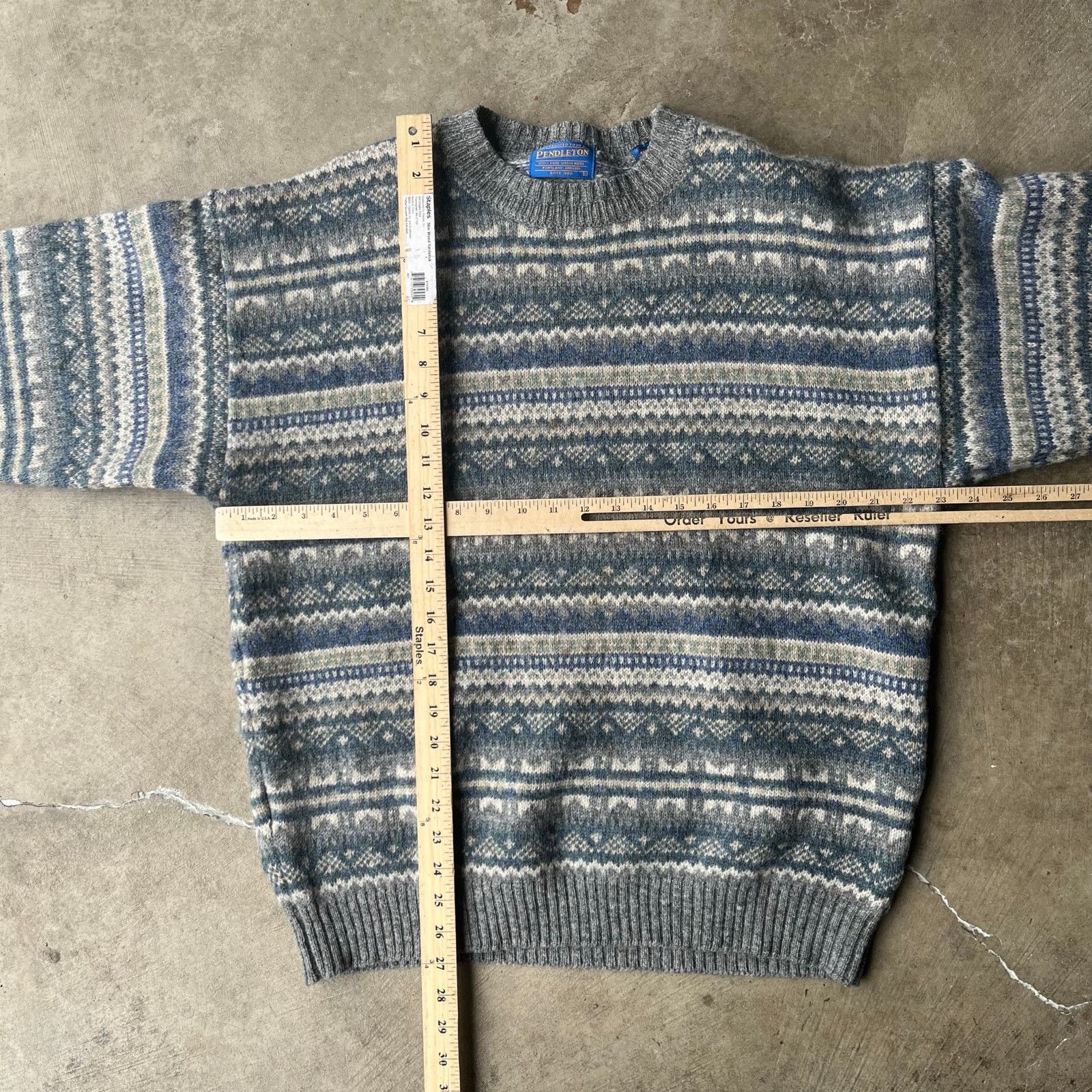 Vintage VINTAGE PENDLETON WOOL SWEATER KNIT 90S LARGE EARTH TONE Size US L / EU 52-54 / 3 - 5 Thumbnail