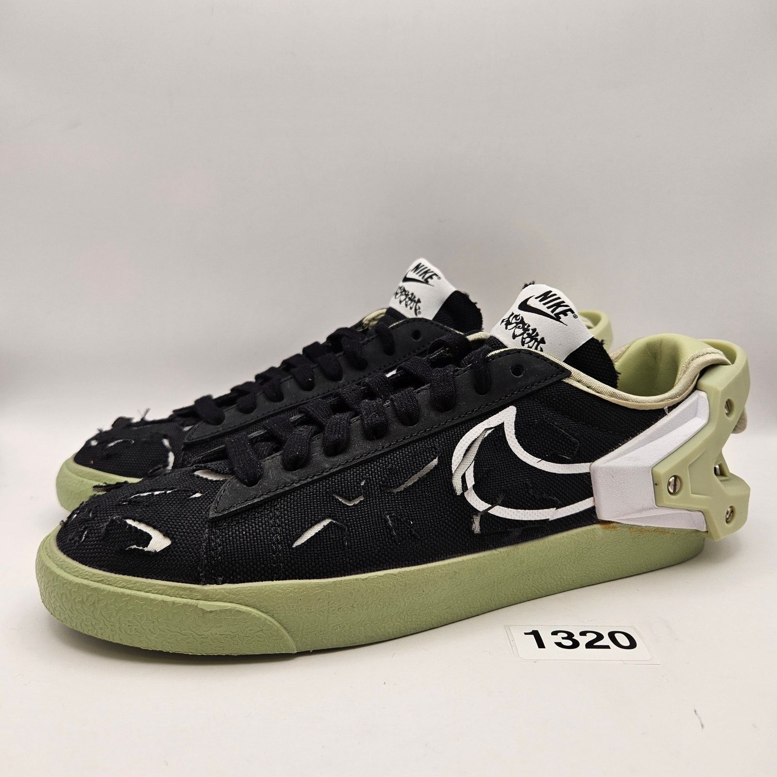 Nike NIKE X ACRONYM MEN'S 6 BLAZER LOW OLIVE AURA GLUE DISCOLORED Size US 6 / EU 39 - 1 Thumbnail