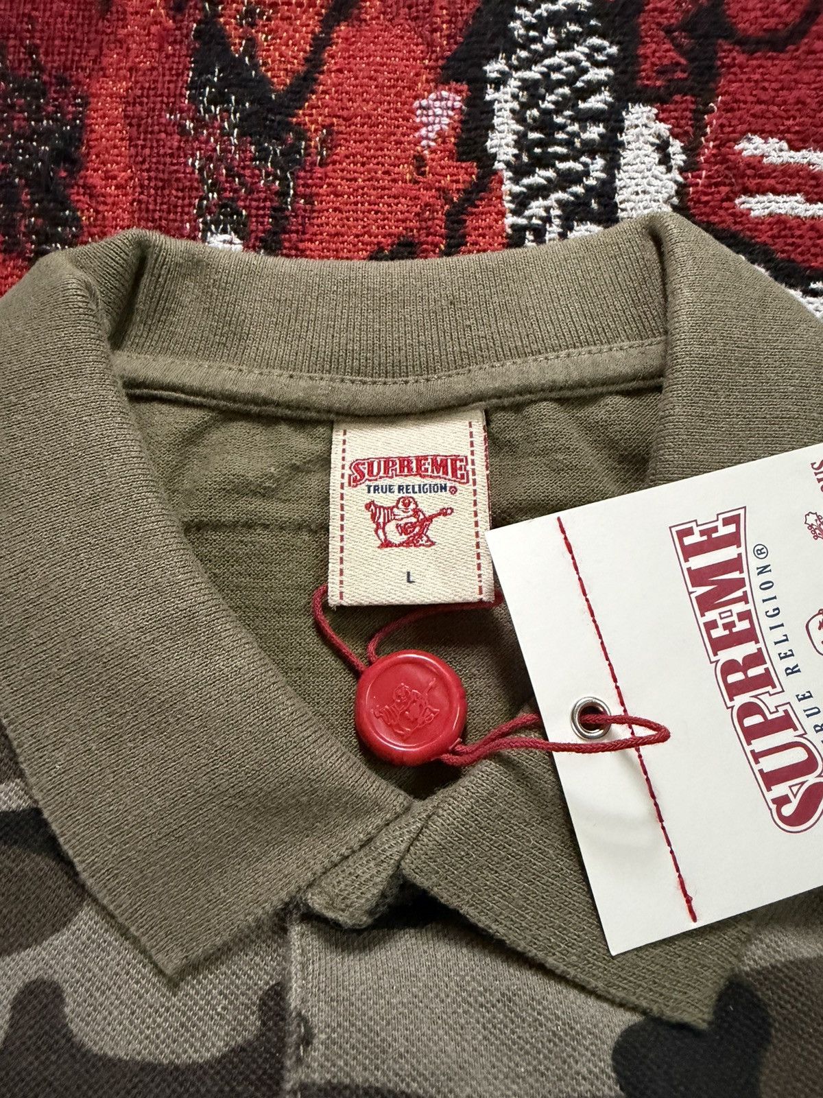 Supreme × True Religion Supreme - true religion camo polo Size US L / EU 52-54 / 3 - 5 Thumbnail