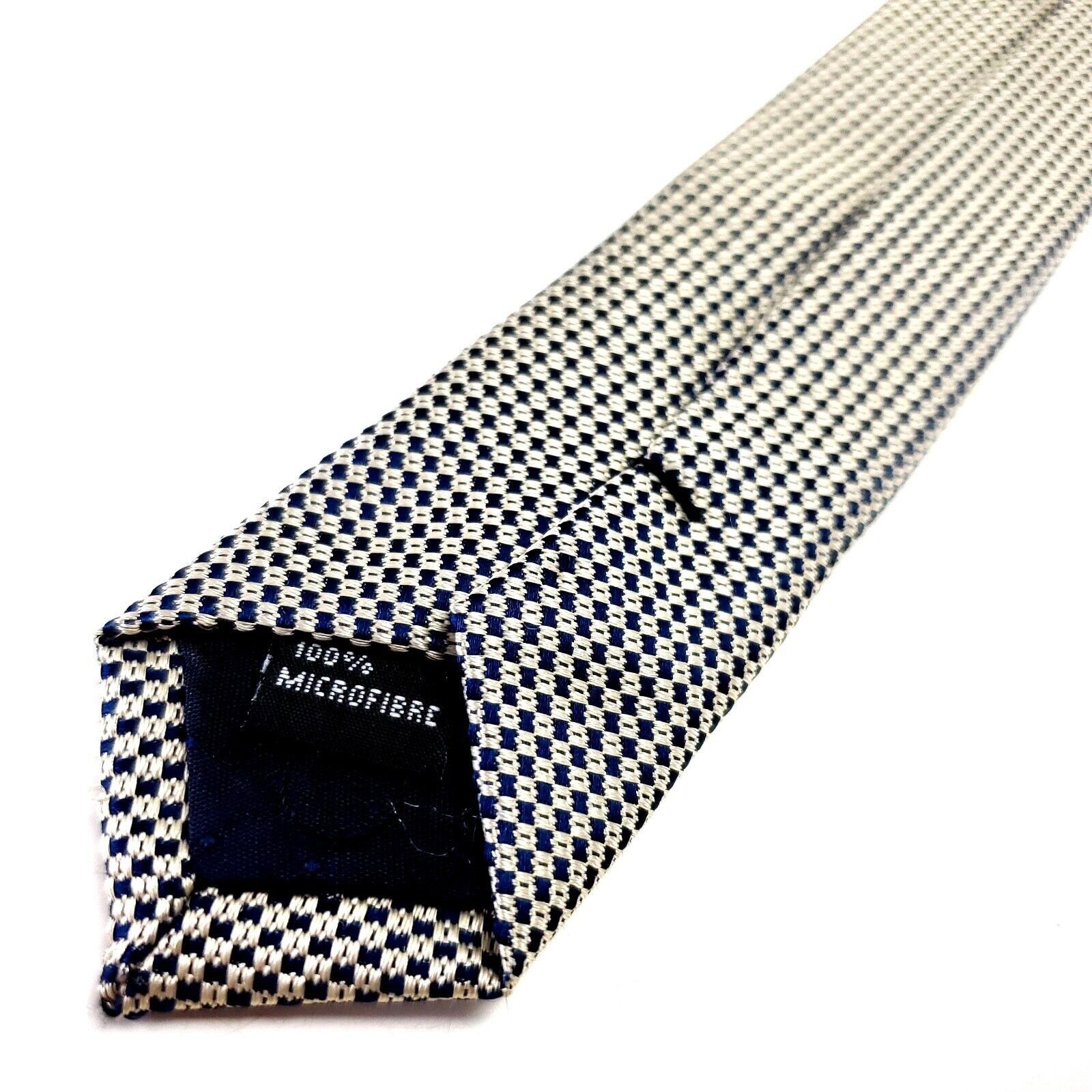 Sarar Sarar Gray Microfiber Tie Woven Micro Check Size ONE SIZE - 5 Thumbnail