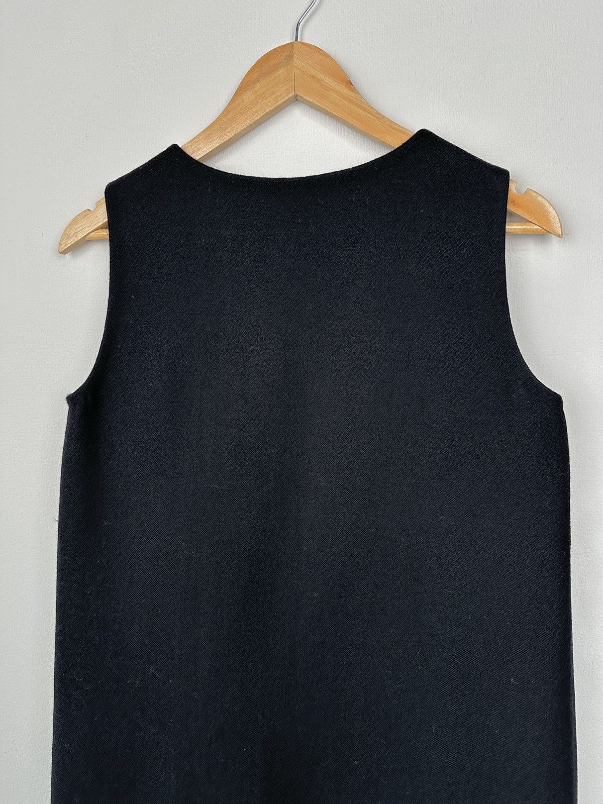 Stella McCartney Stella McCartney A-Line 100% Wool Dark Gray Dress size 42 Size M / US 6-8 / IT 42-44 - 5 Thumbnail