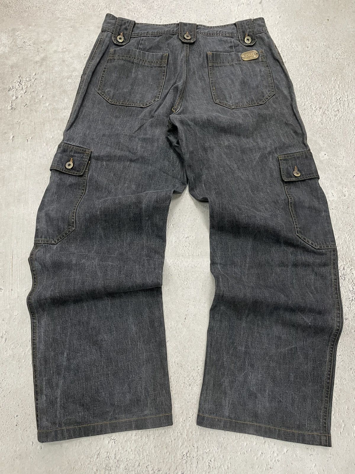 Dolce & Gabbana Dolce & Gabbana cargo washed distressed cargo jeans FW2000s Size US 32 / EU 48 - 9 Thumbnail