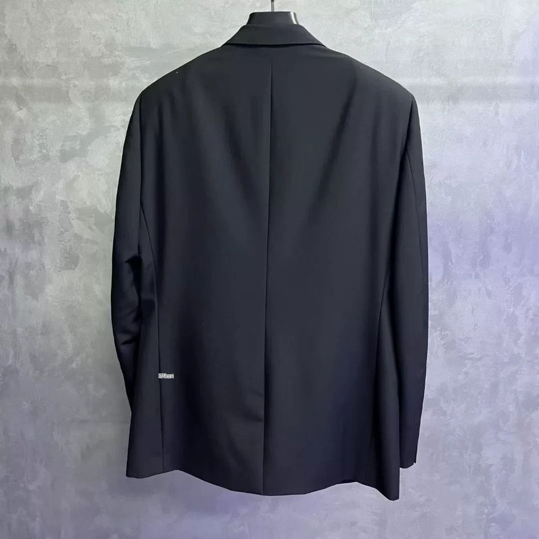 Dior Dior Black Logo Collar Suit Jacket Size US L / EU 52-54 / 3 - 5 Thumbnail