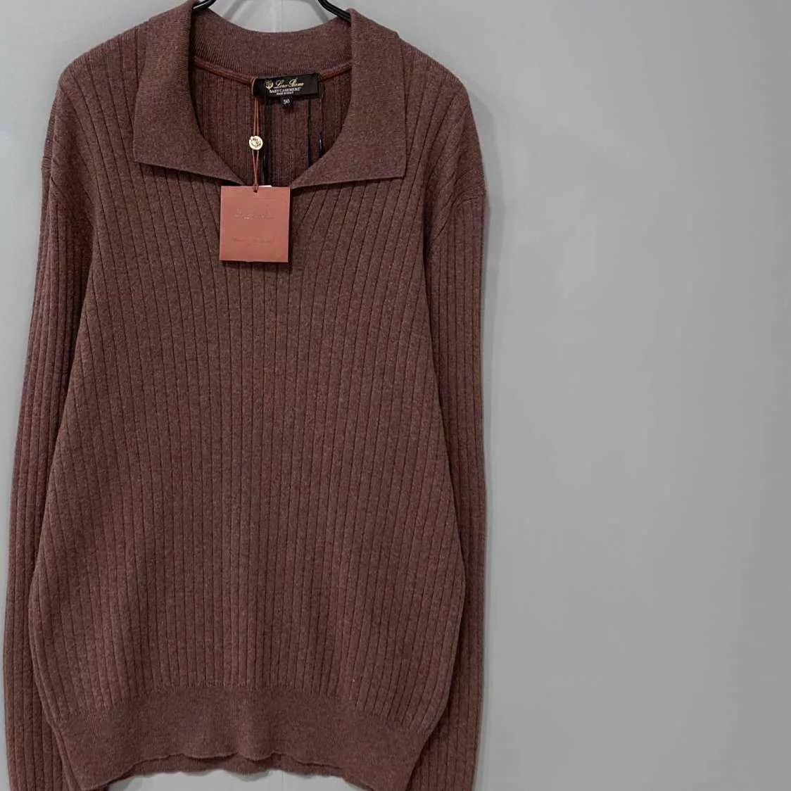 Loro Piana Loro Piana Brick Cashmere Sweater Size 50 Size US M / EU 48-50 / 2 - 2 Thumbnail