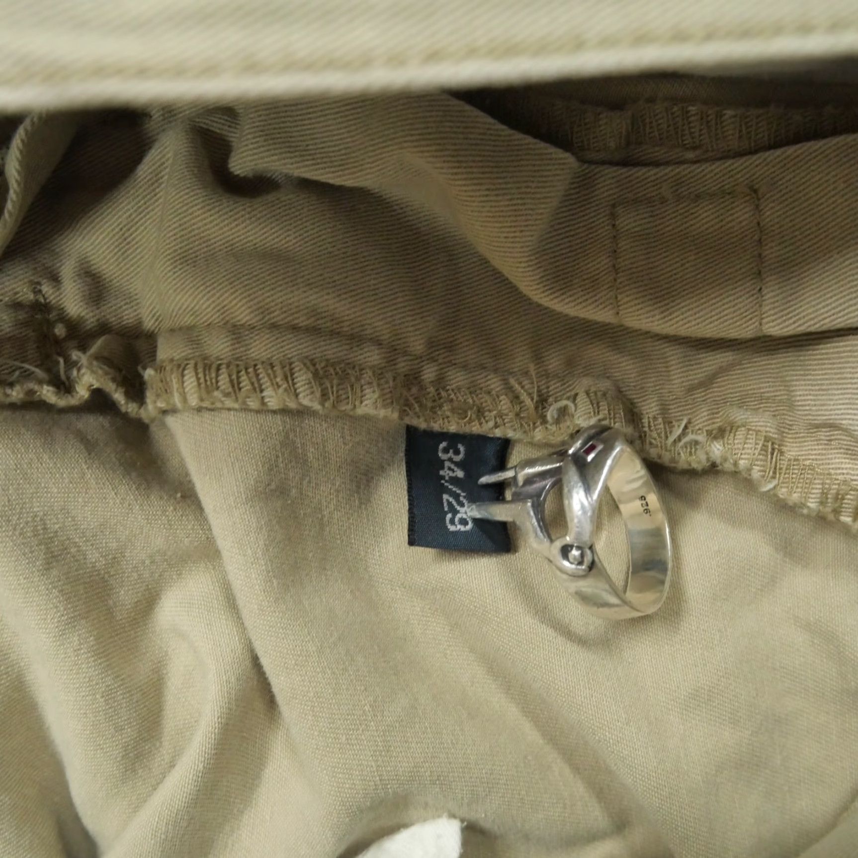 Polo Ralph Lauren Ralph Lauren Jeans Mens 34x29 Denim Pant Polo Casual Straight 5-Pocket Blue Leather Logo Pocket Size US S / EU 44-46 / 1 - 3 Thumbnail