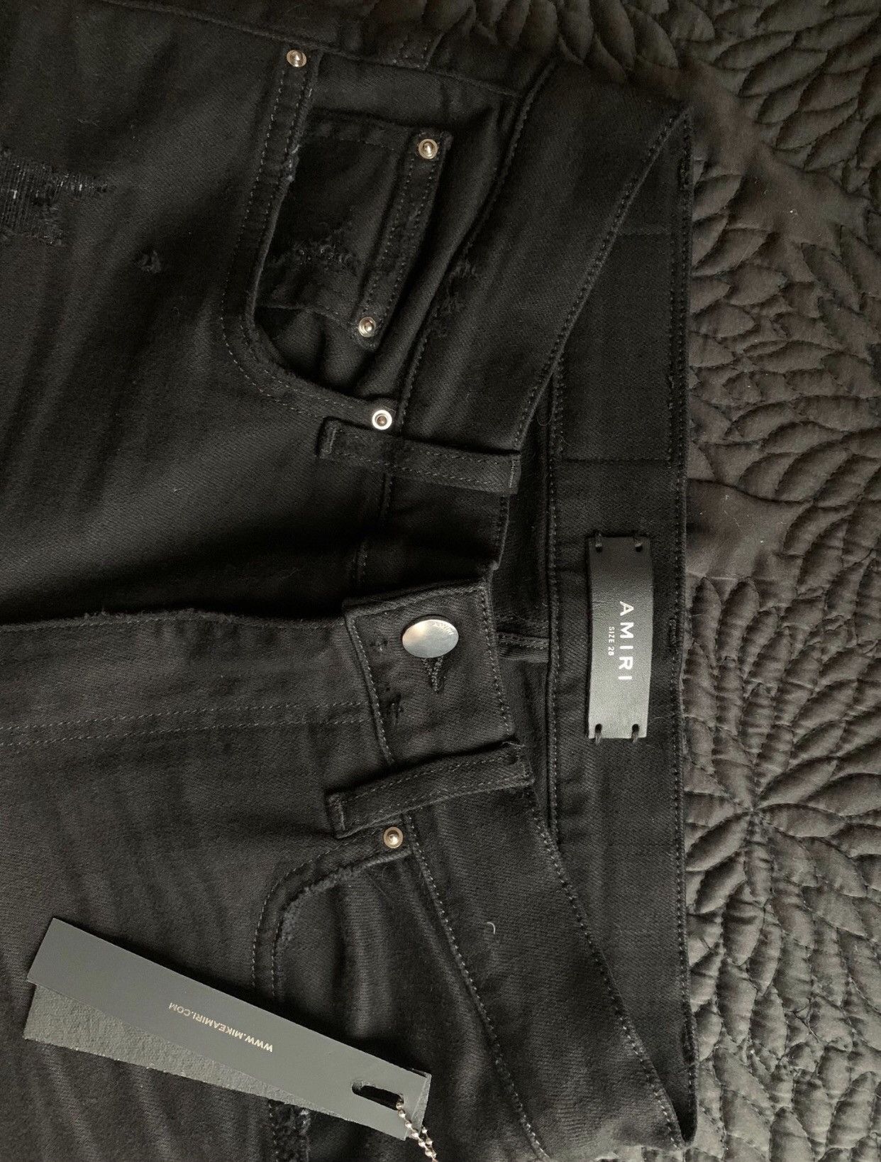 Amiri Amiri's most classic pair of knee ripped jeans 2412- Size US 28 / EU 44 - 4 Thumbnail
