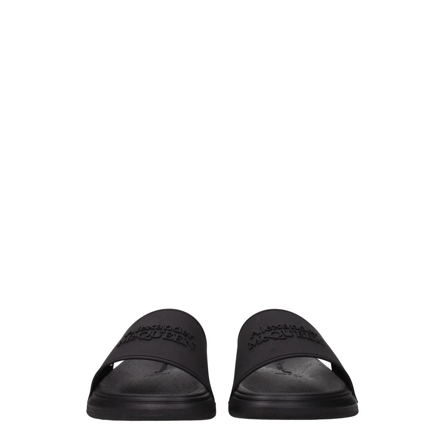 Alexander McQueen ob1o1e0225 Rubber Slippers in Black Size US 7 / EU 40 - 3 Thumbnail