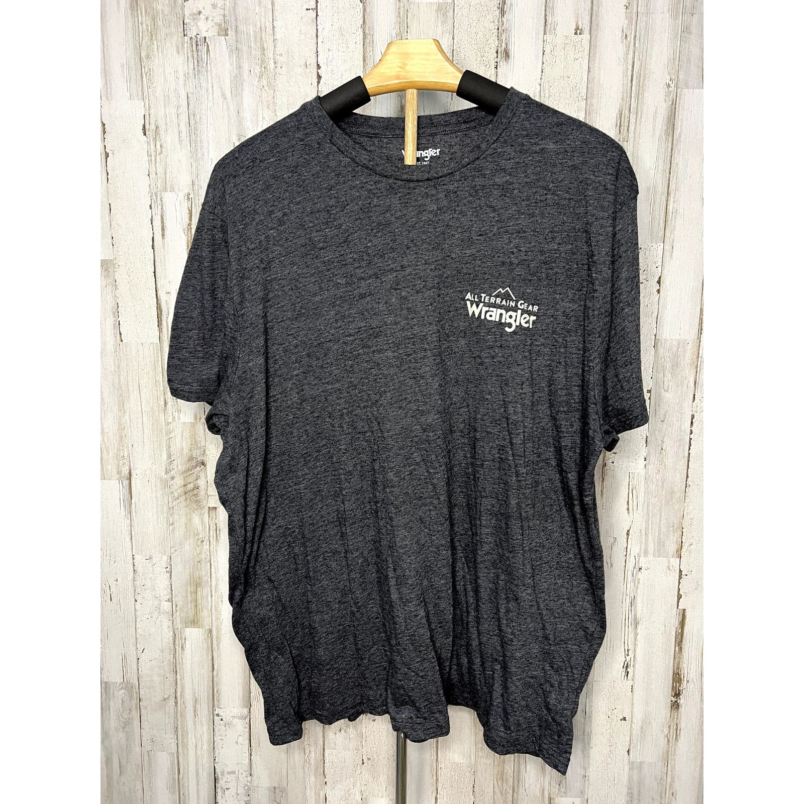 Wrangler Wrangler Men's XL Gray Graphic Print Logo T-Shirt Size US XL / EU 56 / 4 - 1 Thumbnail