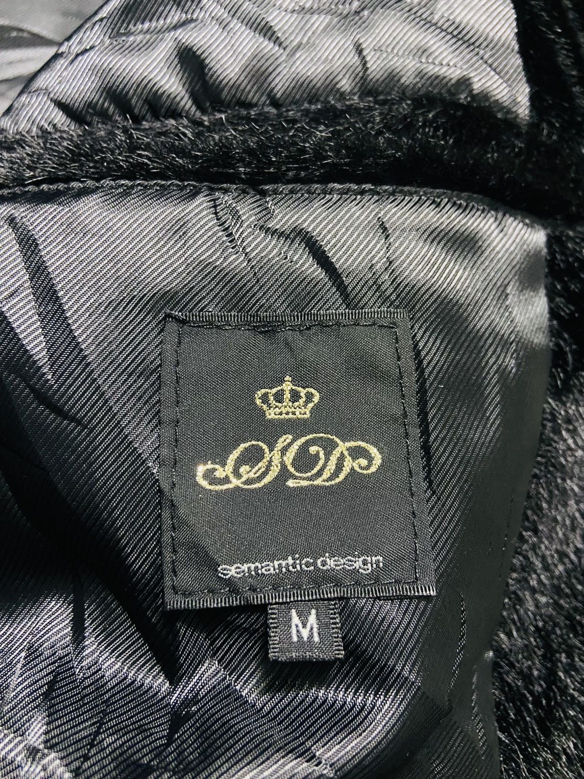 semanticdesign Semantic Design Faux Fur Gothic Punk Jacket Size US M / EU 48-50 / 2 - 14 Thumbnail