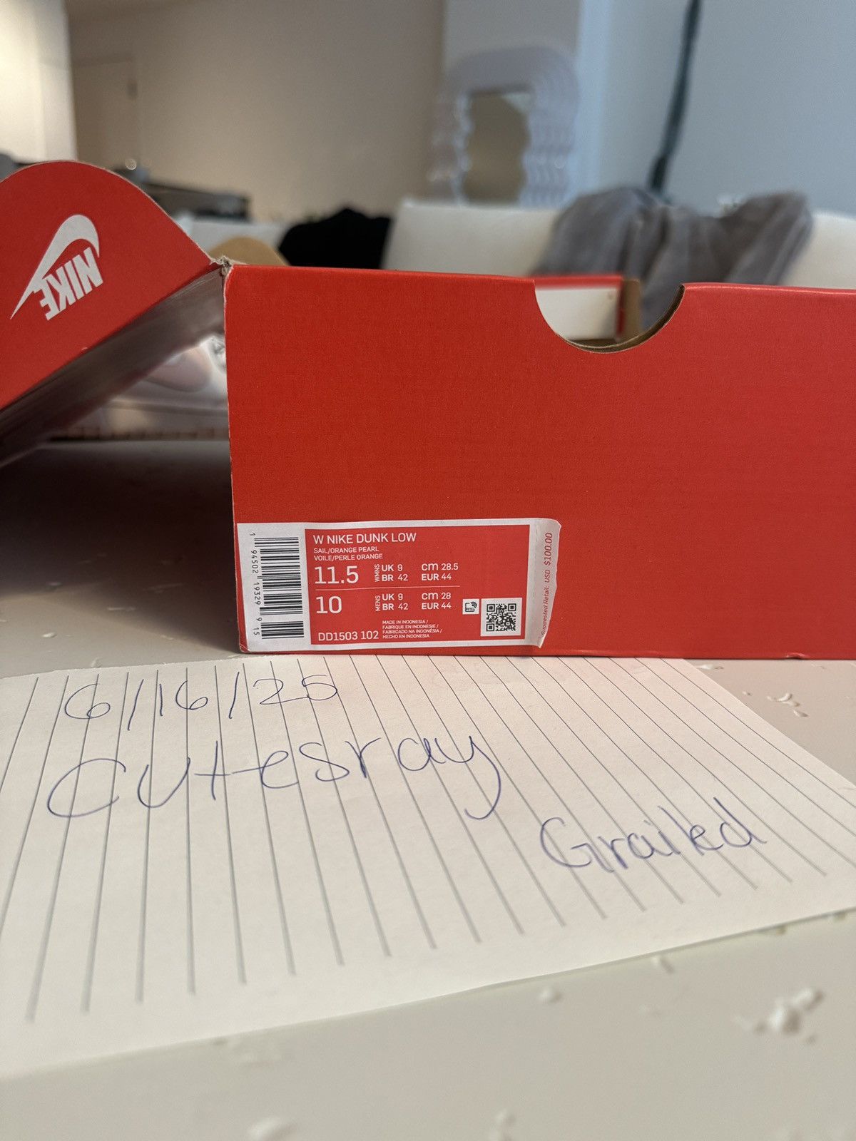Chrome Hearts Matty Boy Hand Painted Chrome Hearts Nike Dunk Low Size US 10 / EU 43 - 12 Thumbnail