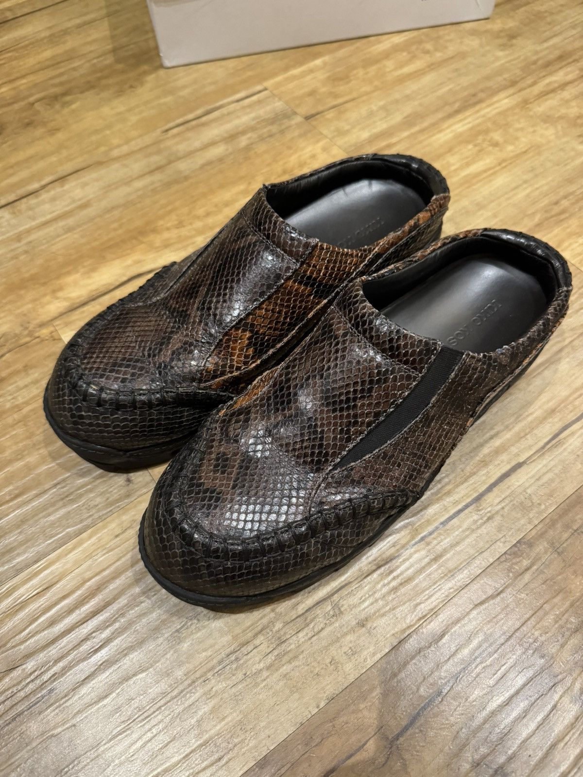 Kiko Kostadinov Kiko Kostadinov Python Desert Mule | Grailed