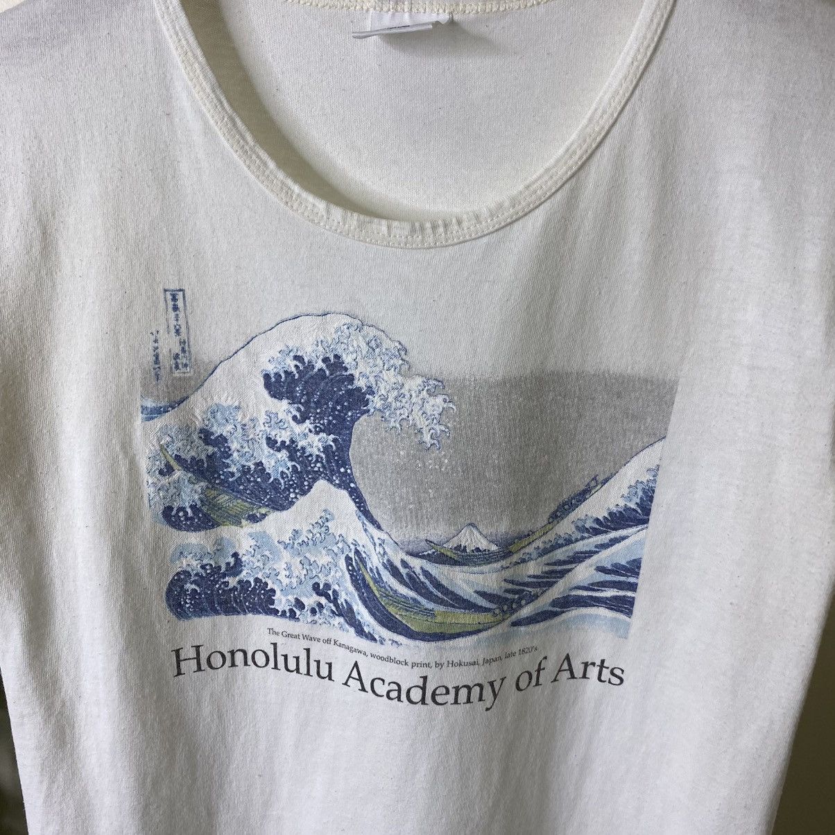 Vintage 1990s Honolulu Academy Of Arts Hokusai Artwork Women Tshirt Size S / US 4 / IT 40 - 2 Thumbnail