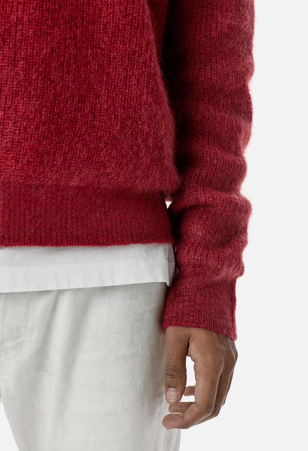 John Elliott Mohair Crewneck Sweater Size US L / EU 52-54 / 3 - 5 Thumbnail