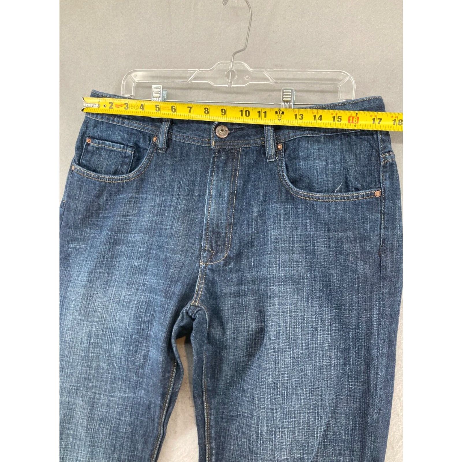 Vintage BUFFALO JEANS Relaxed FIT Jeans Dark Wash 34x30 Men Blue Denim 90s? 2000s STYLE Buffalo Driven-X Mens Inseam 30in Size 34 Size US 34 / EU 50 - 2 Thumbnail