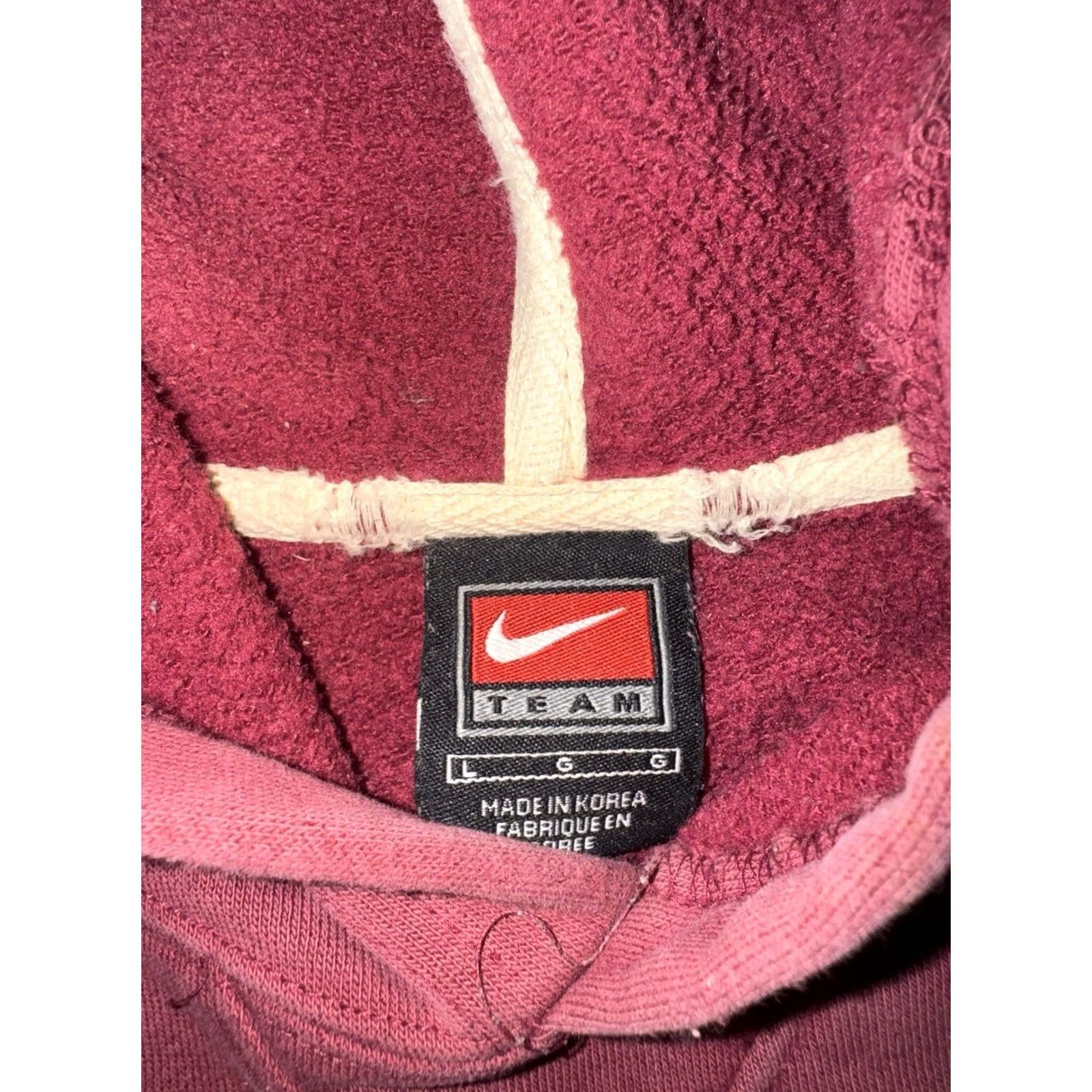 Nike VINTAGE Nike Florida State FSU NOLES Pullover Hoodie Adult Large Red Y2K Center Chk Mens Size US L / EU 52-54 / 3 - 2 Thumbnail